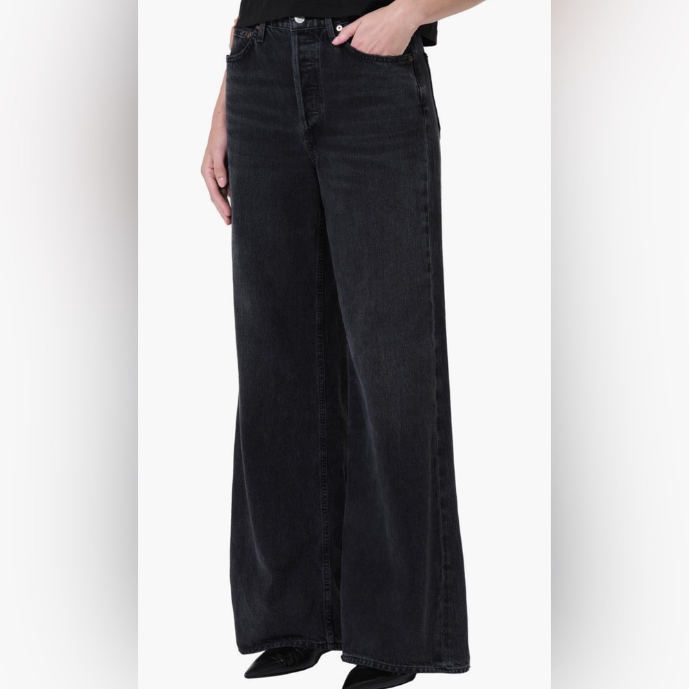 Agolde Dame High Waist Wide Leg Jeans